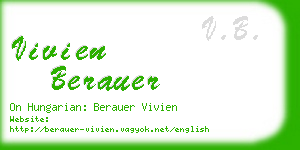 vivien berauer business card